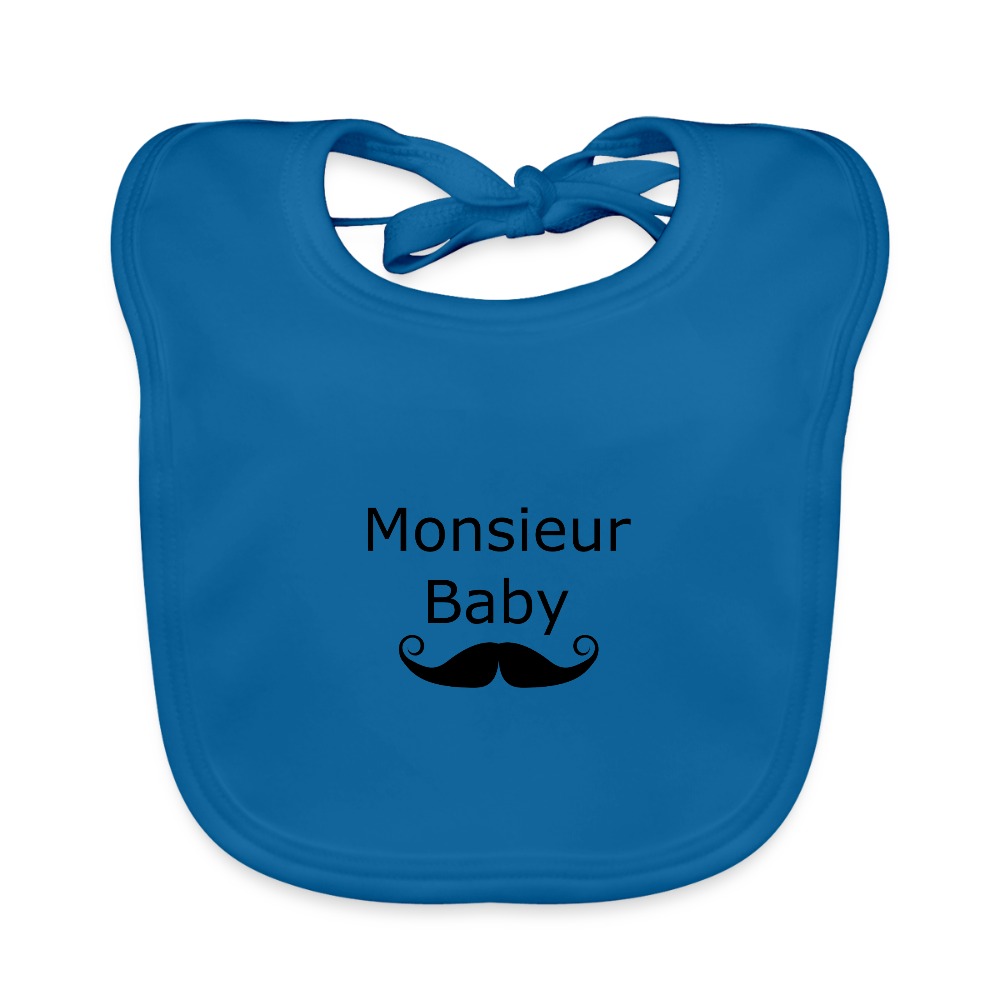 Monsieur Baby Baby Bio-Lätzchen 321856 - Pfauenblau