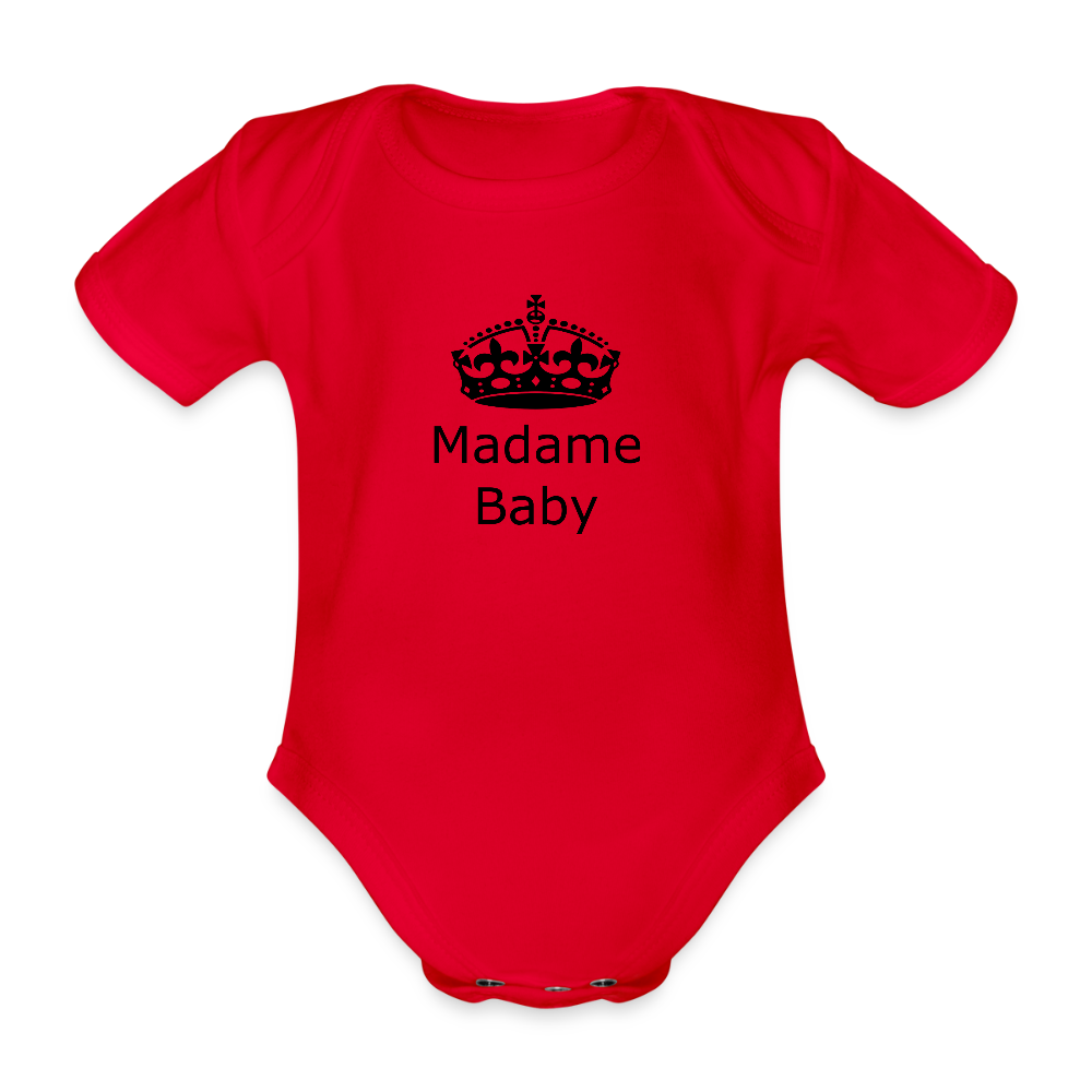 Madame Baby Bio-Kurzarm-Body 158538 - Rot
