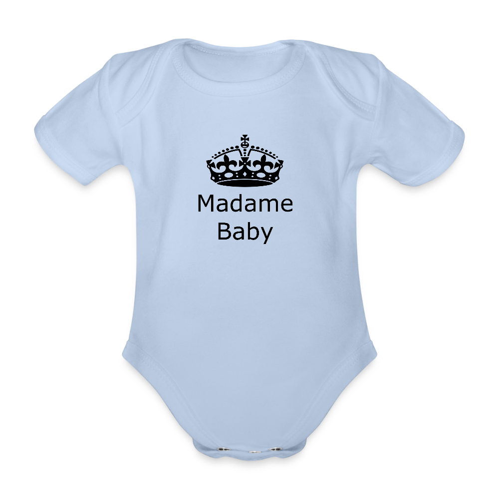 Madame Baby Bio-Kurzarm-Body 158538 - Sky