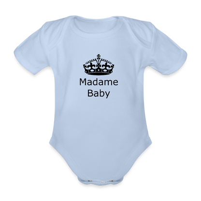 Madame Baby Bio-Kurzarm-Body 158538 - Sky