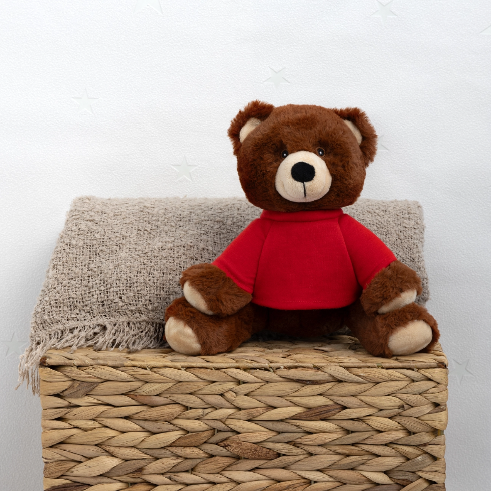 MiniFeet® RecycelBär® Braun 75683 - Rot