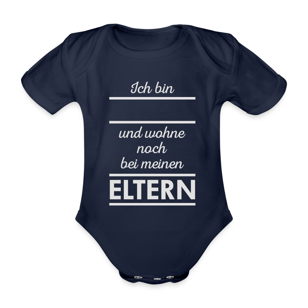 Baby Wohnt Baby Bio-Kurzarm-Body 158541 - Dunkelnavy