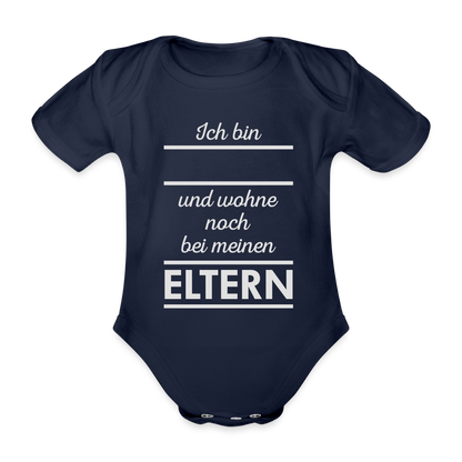 Baby Wohnt Baby Bio-Kurzarm-Body 158541 - Dunkelnavy