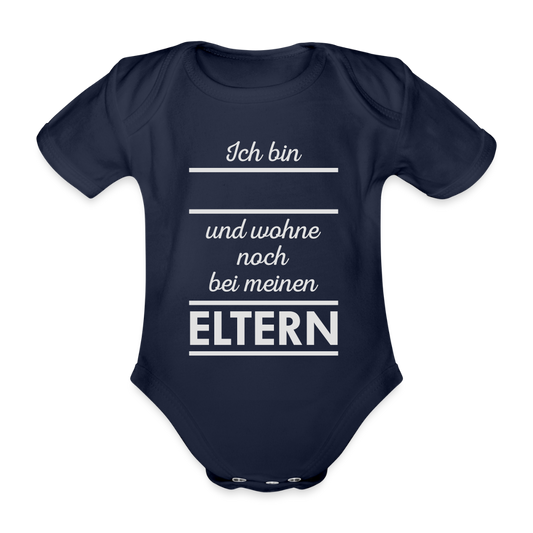 Baby Wohnt Baby Bio-Kurzarm-Body 158541 - Dunkelnavy