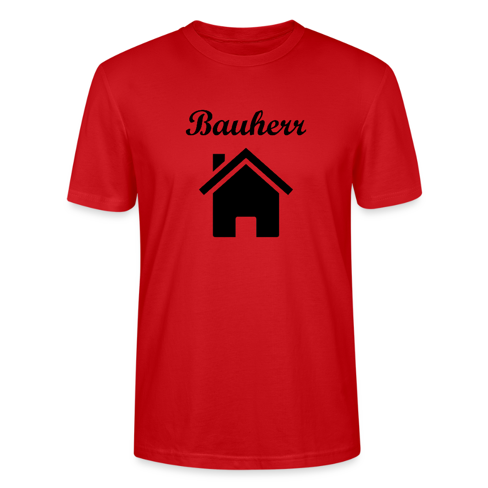 Bauherr Herren T-Shirt CRAFTER 124568 - Rot
