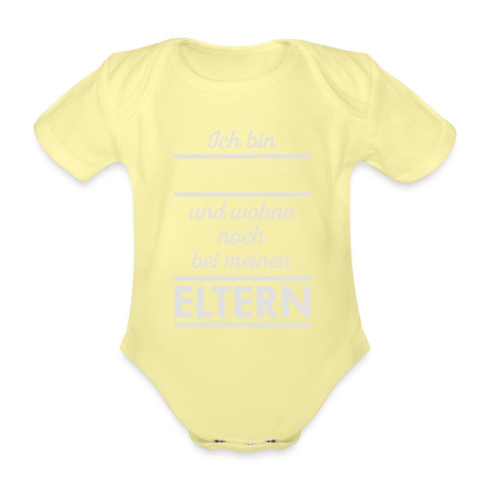 Baby Wohnt Baby Bio-Kurzarm-Body 158541 - Hellgelb