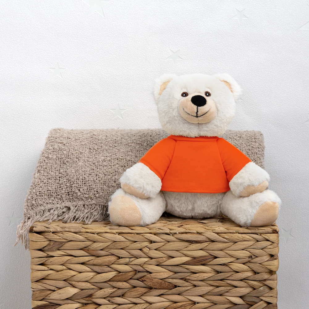 MiniFeet® RecycelBär® Creme 75681 - Goldorange