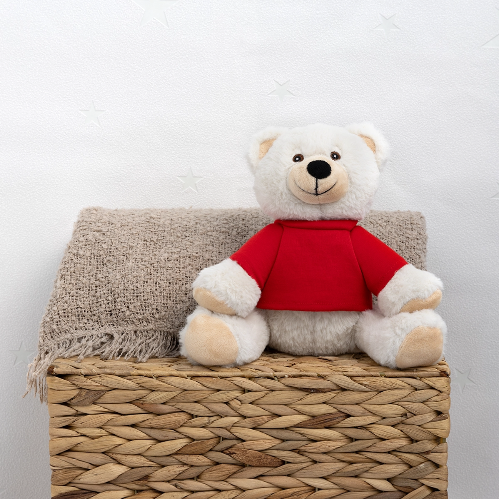 MiniFeet® RecycelBär® Creme 75681 - Rot