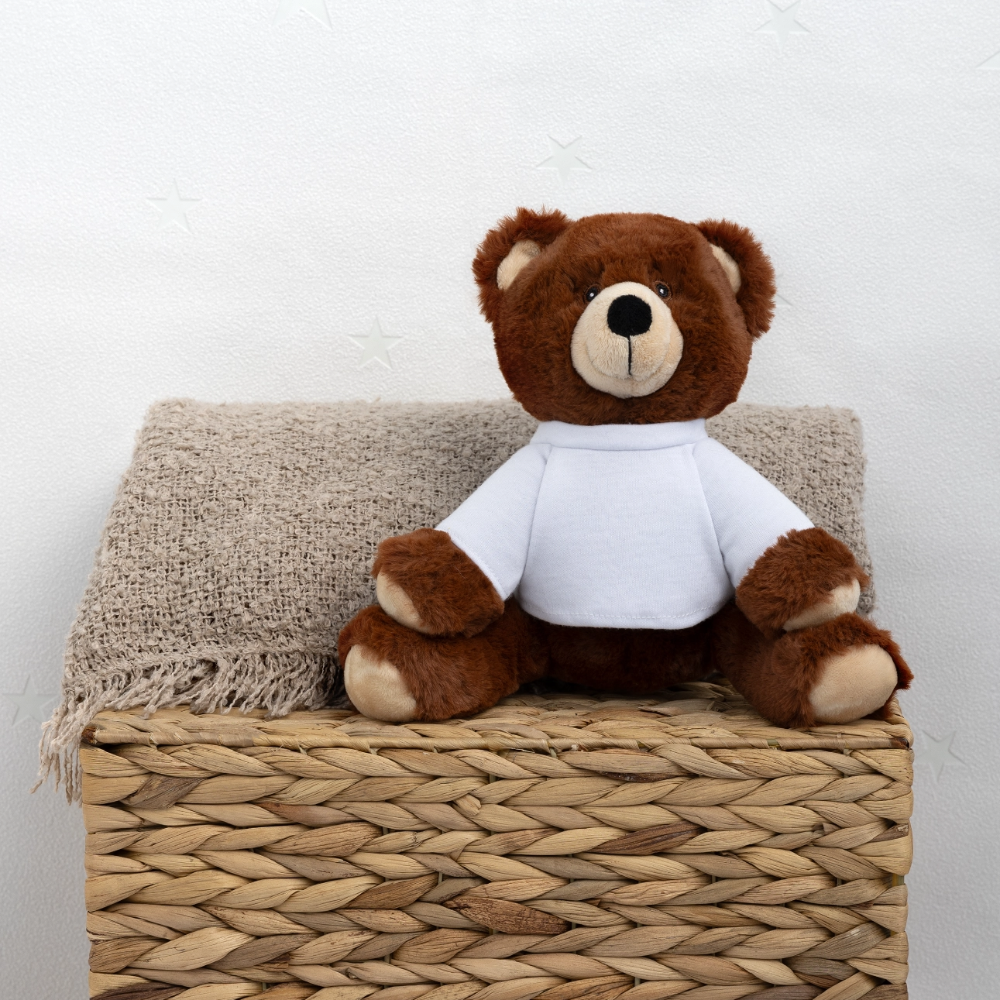 MiniFeet® RecycelBär® Braun 75683 - Weiß