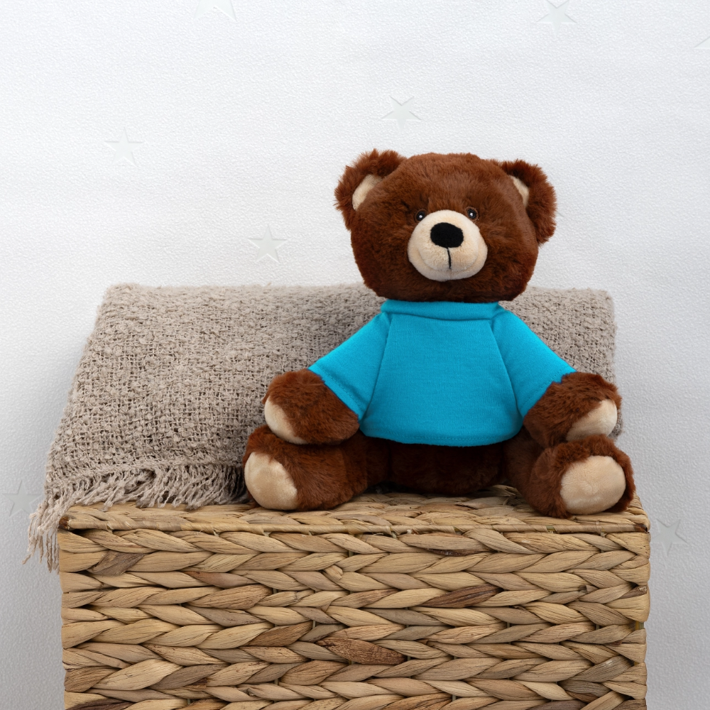 MiniFeet® RecycelBär® Braun 75683 - Atollblau