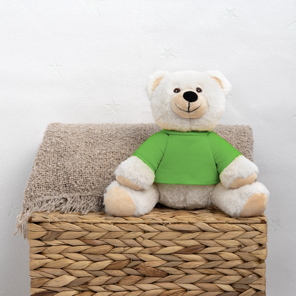 MiniFeet® RecycelBär® Creme 75681 - Hellgrün