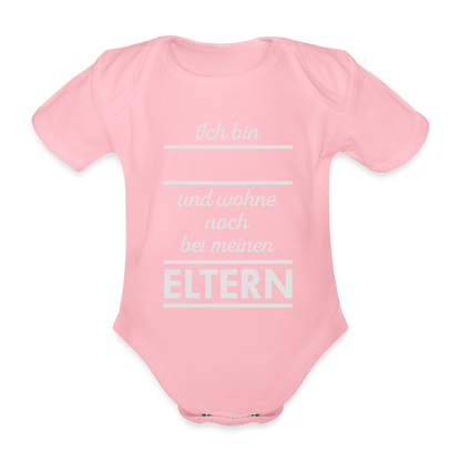 Baby Wohnt Baby Bio-Kurzarm-Body 158541 - Hellrosa