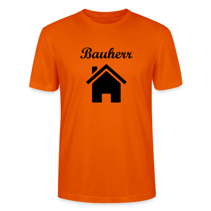 Bauherr Herren T-Shirt CRAFTER 124568 - Tieforange