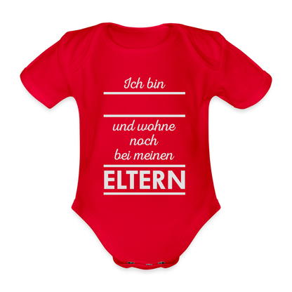 Baby Wohnt Baby Bio-Kurzarm-Body 158541 - Rot