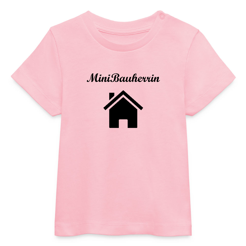 MiniBauherrin Stanley/Stella Baby Bio-T-Shirt 641541 - Hellrosa