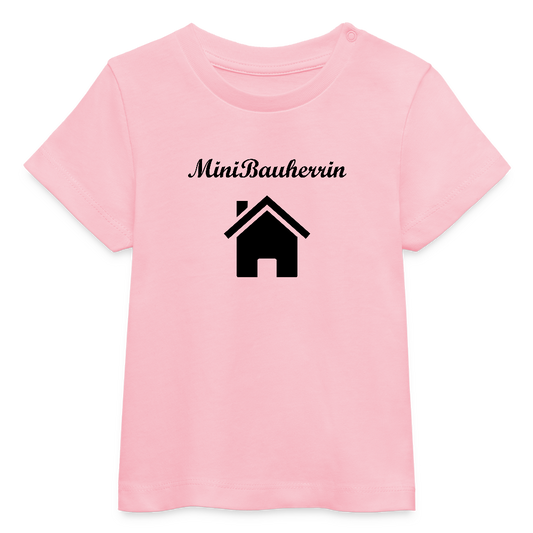 MiniBauherrin Stanley/Stella Baby Bio-T-Shirt 641541 - Hellrosa